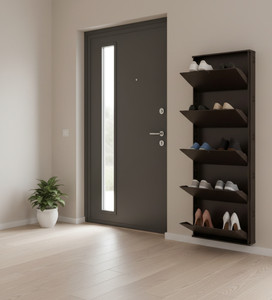 मेटल मेट Wall Mounted Shoe Rack | Durable, Space-saving Design, Shoe Organizer मेटल जूते का रैक