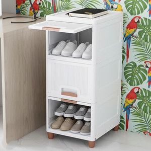 GROTHEORY Creative Studio Desktop Organizer Unit Plastic Shoe Rack