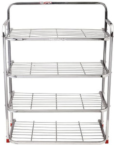 Bartanoor 4 LAYER SHOE STEND Metal Shoe Stand