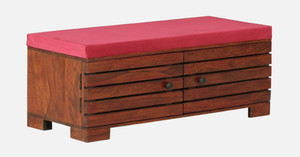 UNITEK FURNITURE Madden Sheesham ( Rosewood ) Solid Wood Shoe Rack