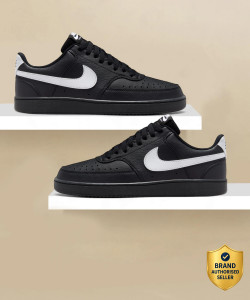 NIKE COURT VISION LO Black Men's Running Shoes - Image 6