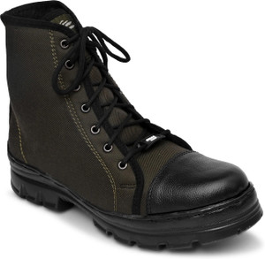 OMEE GOLD ARMY GREEN JUNGLE Boots For Men