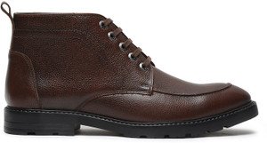 LOUIS STITCH Mens Leather High Ankle Chukka Boots for Hiking Biking (LSBT-WBNDCKVSBB) UK 9 Boots For Men