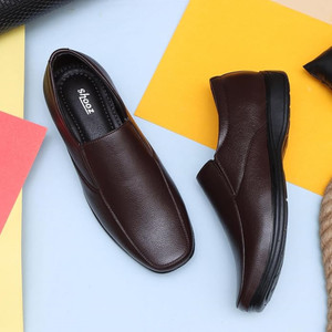 Shooz Synthetic Leather Formal Moccasin Shoes Slip On For Men