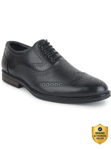 LIBERTY Healers HOL-125E Formal Shoes With PU Sole | Lightweight & Comfortable Lacing Brogues For Men