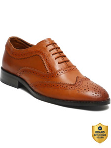 LOUIS STITCH Russet Tan Men's Demesure Unerobe Italian Handmade Noir Formal Brogue Shoes Brogues For Men