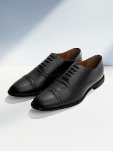 Louis Stitch Black Lace Up Shoes for Men UK 6 - Image 6