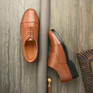 CARBOY Lightweight Genuine Leather Police and Oxford Police Shoes for Men Boots For Men Oxford For Men