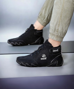 aadi Casual High Top Ankle Boots, Hiking Riding And Outdoor Trekking Boots For Men Casuals For Men