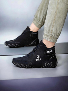 aadi Casual High Top Ankle Boots, Hiking Riding And Outdoor Trekking Boots For Men Casuals For Men
