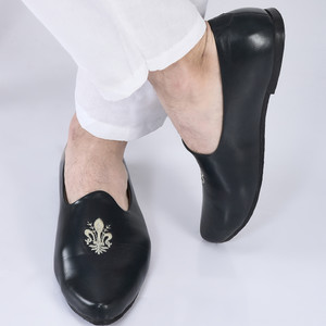 FAUSTO Classic Ethnic Evening Wedding Party Comfort Embroidery Slip On Jutis and Mojaris For Men