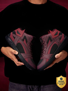 The Souled Store Men's Red Sneakers - Image 6