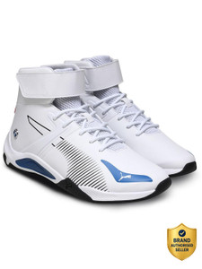 PUMA BMW M Motorsport A3rokart Mid White Sneakers - Image 6
