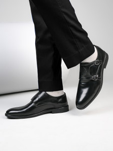 ALBERTO TORRESI Burnish Finish Double Monk Strap For Men