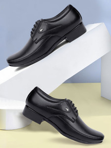 action Dotcom Synthetic Leather Comfortable Derby Formal Shoes Lace Up Shoes For Men