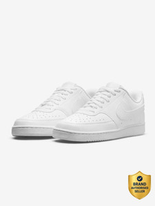 NIKE W COURT VISION LO NN White Sneakers For Women - Image 6