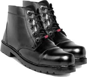Para Commando DMS Police NCC Army Military Tsf D.B. Boots Boots For Men (Black) Boots For Men
