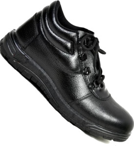 UNITED COOPER MENS BLACK GENUINE LEATHER POLICE OXFORD SHOES Boots For Men