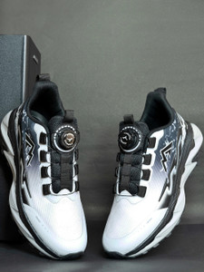 Abros TRUMP Athleisure Cultured Round-Toe Shape & Quick On-Off Dial Lace Technology Walking Shoes For Men