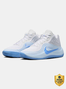 Nike Precision 8 Mid Basketball Shoes For Men - White - Image 6