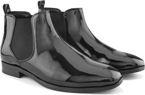 Roadster Trendy Outdoor Slip-On Synthetic Leather Lightweight Chelsea Boots For Men Boots For Men