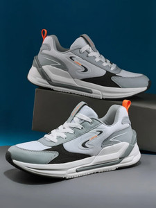 CAMPUS LEVEL Men's White Running Shoes - Image 4