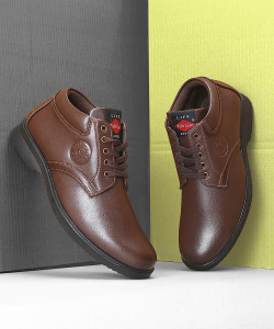 Field Care Fashion Lace-Up MidTop Shoes for Men Formal Dress Shoes for Men Office wear Shoe Party Wear For Men
