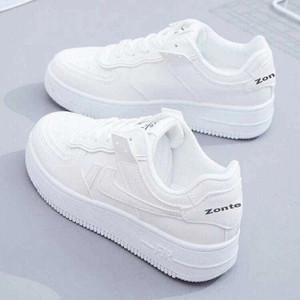 ZonTeX classy full white Sneakers For Men