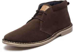 LOUIS STITCH Men's Bistre Brown Italian Suede Leather Boots (Size-6 UK) (SDSUCKCU) Casuals For Men