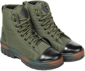 Liberty Ankle Waterproof Half Boots Liberty Jungle Shoes(Olive) At