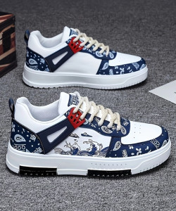 Copser Men's Blue Casual Sneakers - Image 4