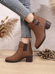 Roadster Women’s Fashion Chelsea Boots | Matte Upper | Comfortable Ankle-Length Boots Boots For Women