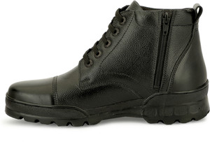 ERIX Pure Leather Police/Army/Official Officer Class/NCC/ driving/daily use Boots For Men