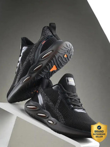 HRX by Hrithik Roshan Men's Black Walking Shoes - Image 6