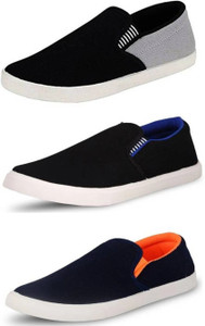 dr life Set of 3 Men's Casual/loafer/mocassion/sneaker/walking shoes Canvas Shoes For Men