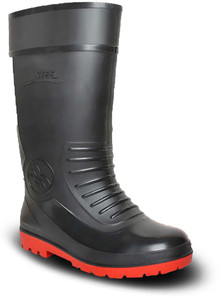 Elecant PVC 12-inch Industrial Gumboots, Non-Metallic Toe, Oil, Water and Acid Resistant Boots For Men