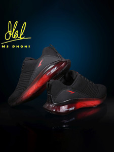 asian Crystal-13 Black Sports Transparent Sole Technology For Men