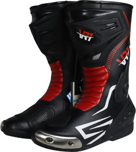 VR1 B05 Red Motorsport Boots for Men - Image 6