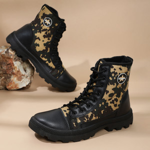 GOLDSTAR Jungle Army Boot High Tops For Men