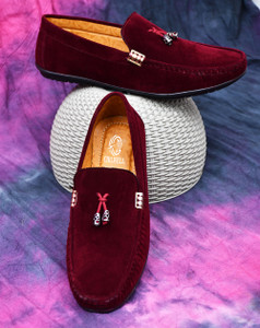 CHILWELL Velvet slip-on shoes Loafers For Men