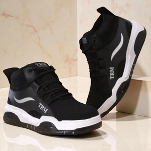 Zypso Men’s Stylish High Top Sneakers | Ankle Length Shoes for Teens | Lace-Up High Tops For Men