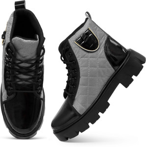 Rising Wolf Synthetic Leather Lightweight Boot for Daily Use | Mild Waterproof Protection Boots For Men