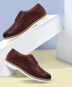 Neemans Luxe Brogues Sneakers for Men | Casual, Comfy, Breathable, Trendy & Stylish Brogues For Men