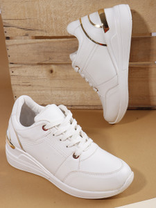 VENDOZ High Heel Party & Causal Wear Sneakers with Ultra Soft Cushion Comfort Shoes Sneakers For Women