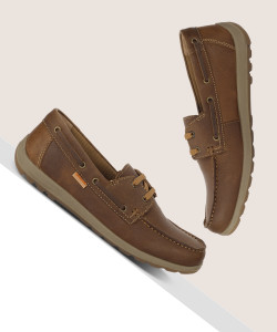 WOODLAND Boat Shoes For Men