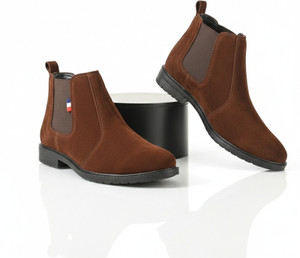Next Synthetic Leather Chelsea Boots For Men - Image 6