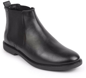 FAUSTO High Ankle Slip On Outdoor Fashion Winter Chelsea Boots For Men