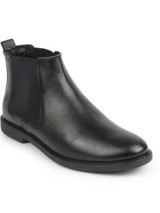 FAUSTO High Ankle Slip On Outdoor Fashion Winter Chelsea Boots For Men