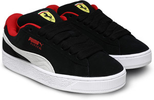PUMA Ferrari Suede XL Sneakers for Men Black - Image 6