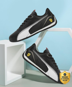 PUMA Ferrari Neo Cat 2.0 Black Sneakers For Men - Image 6